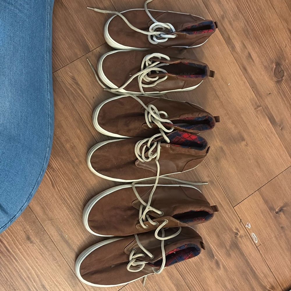 Boys size 1, 4, and 6 price plus shipping. Worn once for pictures